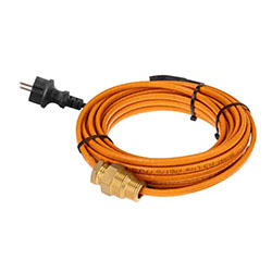 Кабель греющий саморегулирующийся пищевой SRP 10HTM2-CT в трубу 10 м/100Вт REXANT