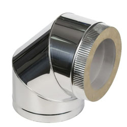 Отвод 2ОТ 90 градусов 150х1,0 мм х 250х1,0 мм Феникс