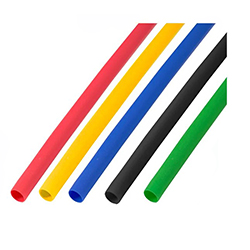 Термоусаживаемая трубка 4,0х2,0 2:1 1 м 5 цветов Rexant