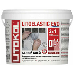 Реактивный двухкомпонентный клей Литокол LITOELASTIC 10 кг