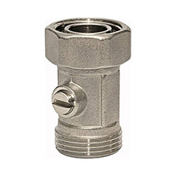 Узел нижнего подключения радиатора раздельный прямой 3/4 STOUT