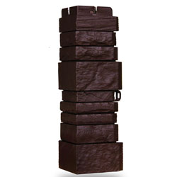 Угол наружный Grand Line Сланец Classic Шоколад 460х160 мм