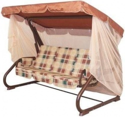 Манила качели садовые Коричневые
