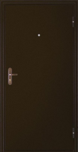 Дверь комфорт К В 960х2050 мм правая венге с цилиндрическим замком и дверной ручкой