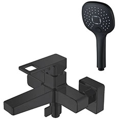 Смеситель для ванны латунь VALFEX Arcadia Black VF.60615-7