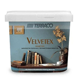 Terraco Velvetex Белый 1кг Мокрый шелк