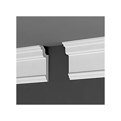 Плинтус потолочный П 13 30/80 мм 2 м Де-Багет