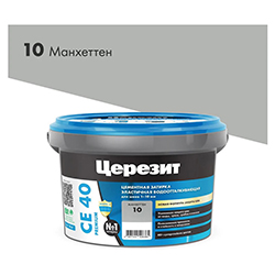 Затирка водоотталкивающая 2 кг Манхеттен 10 Церезит СЕ40