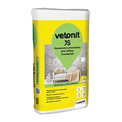 Финишная шпатлевка с микроволокном 20 кг Vetonit JS