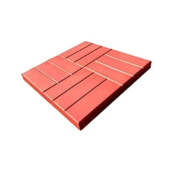 Плитка тротуарная Кирпич Красная 500х500х50 мм Плитка тротуарная Кирпич Красная 500х500х50 мм