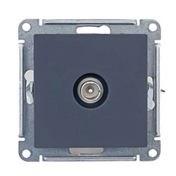 Розетка телевизионная TV в рамку механизм ATLASDESIGN Грифель Systeme Electric
