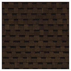 Гибкая черепица SHINGLAS коллекция Ранчо цвет Коричневый 2 м² в упаковке