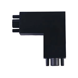 Коннектор шинопровода угловой AC-B-TL Черный серии TOP-LINE IN HOME