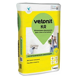 Шпатлевка финишная Белая полимерная 20 кг Vetonit KR
