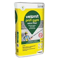 Штукатурка гипсовая 25 кг Vetonit Профи Гипс