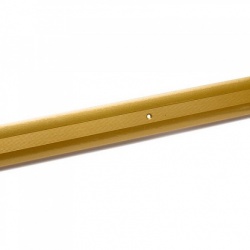 Порог стыковочный АЛ-163 28х1000 мм цвет золотой металлик