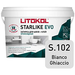 Эпоксидная затирка LITOKOL STARLIKE EVO S.102 BIANCO GHIACCIO 1 кг