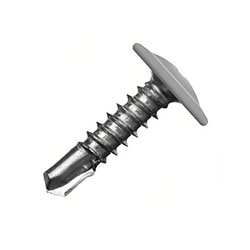 Саморез с пресс-шайбой 4.2х19 мм сверло RAL7004 Светло-серый