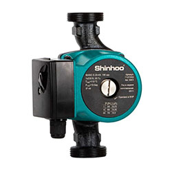 Насос циркуляционный с мокрым ротором BASIC S 25-6S 180 PN10 230В/50 Гц Shinhoo