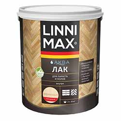 Лак акриловый для паркета и полов глянцевый 0,9 л Linnimax АКВА