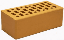 Кирпич облицовочный СОЛОМА-ПЕСТРЫЙ М-150 полуторный TEREX