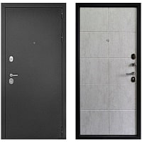 Дверь ДК Рубикон 2 С размер 960х2050 бетон чикаго правая с цилиндрическим замком и дверной фурнитуро