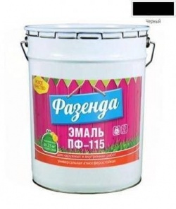 Эмаль ПФ-115 «Фазенда» Черная 20 кг