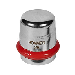 Заглушка Впр Ø 28 Нержавеющая сталь пресс ROMMER