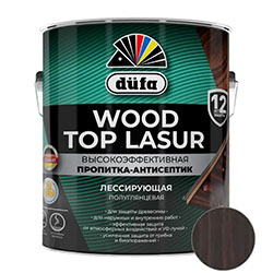 Пропитка-Антисептик для дерева Каштан 2,5 л Dufa Wood top Lasur
