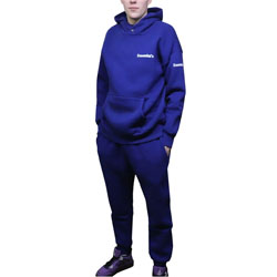 Мужской костюм с капюшоном цвет Ярко-Синий размер 52 MH98029N