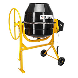 Бетономешалка KR-180 700 Вт 180 л чугунный венец KRANZ
