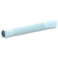 Гофра с гайкой 1 1/2"x40/50 L=541-1371мм АНИ Пласт К116