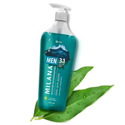 Milana Men Гель для душа Могучий Килиманджаро с маслом лемонграсса 750 мл