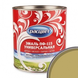Эмаль Расцвет ПФ-115 универсальная 2,7 кг Оливковая