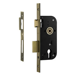 Корпус замка КЗВ-100 70 мм Старая бронза НОРА-М