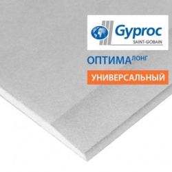 Гипрок Оптима Лонг гипсокартон ГКЛ 3000х1200х12,5 мм обычный