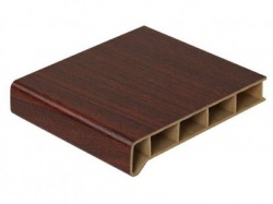 Подоконник ПВХ Moeller LD-S30 размер 700х30х6000 мм Махагони матовый