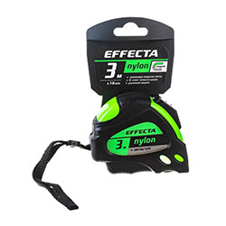 Рулетка 3 м 19 мм с магнитом автостоп EFFECTA Nylon