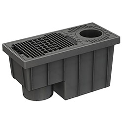 Дождеприемник-Ливнеприемник пластиковый в сборе 377x176x202 MASTER A15 AQUASTOK