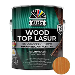Пропитка-Антисептик для дерева Орегон 2,5 л Dufa Wood top Lasur