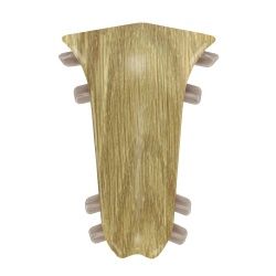 Внутренний угол для плинтуса К55 Комфорт Дуб натуральный