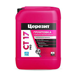 Грунтовка Морозостойкая глубокого проникновения с пигментом 10 л Церезит СТ17 PRO