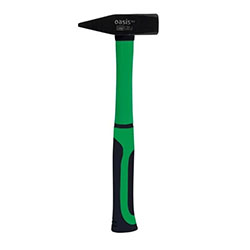 Молоток кованный 1000 гр с фиберглассовой зеленой рукояткой OASIS