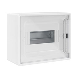 Корпус пластиковый настенный FRAME ЩРН-П-8 IP41 прозрачная дверь F08W1WT DKC