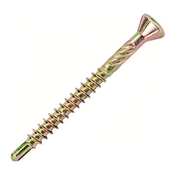 Саморез для полов и паркета 3,2х35 мм Желтый цинк