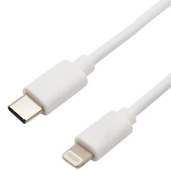 Кабель Type-C – Lightning для Apple 2,1 A 1 м Белый REXANT