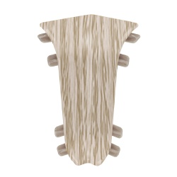 Внутренний угол для плинтуса К55 Комфорт Дуб северный