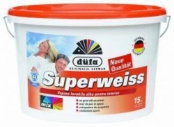 Водно-дисперсионная краска düfa Superweiss D 4 супербелая 5 л
