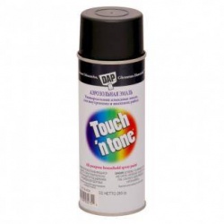 Краска аэрозольная Touch'n Tone 283 г Черная Матовая