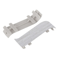 Соединитель для плинтуса К55 Комфорт Ясень белый